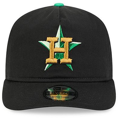Men's New Era Black Houston Astros 2026 St. Patrick's Day 19TWENTY Adjustable Hat