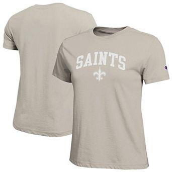 Women's Champion Light Brown New Orleans Saints Cocoa Butter T-Shirt