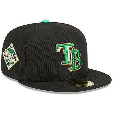 Men's New Era Black Tampa Bay Rays 2026 St. Patrick's Day 59FIFTY Fitted Hat