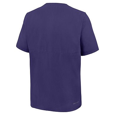 Men's Nike Purple TCU Horned Frogs Dri-FIT Quarter-Zip Windshirt