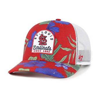 Men's '47 Red St. Louis Cardinals Tei Beachside Adjustable Trucker Hat