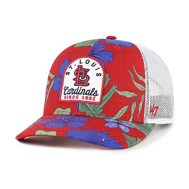 Men's '47 Red St. Louis Cardinals Tei Beachside Adjustable Trucker Hat