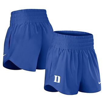 Women's Nike Royal Duke Blue Devils Performance One Dri-FIT High-Rise Shorts