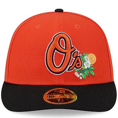 Men's New Era Orange/Black Baltimore Orioles 2026 Spring Training Low Profile 59FIFTY Fitted Hat
