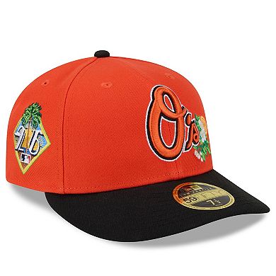 Men's New Era Orange/Black Baltimore Orioles 2026 Spring Training Low Profile 59FIFTY Fitted Hat
