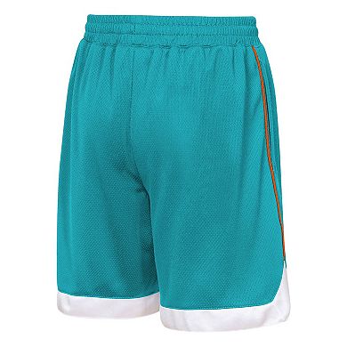 Youth Outerstuff Aqua Miami Dolphins All Star Mesh Shorts