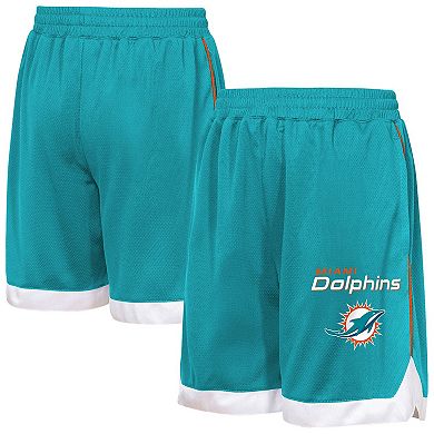 Youth Outerstuff Aqua Miami Dolphins All Star Mesh Shorts