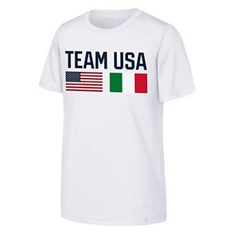 Youth Outerstuff White Team USA 2026 Winter Olympics Milano Cortina T-Shirt