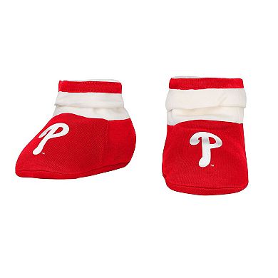 "Newborn Outerstuff Red Philadelphia Phillies Up One Three-Piece Bodysuit, Bib & Booties Set"