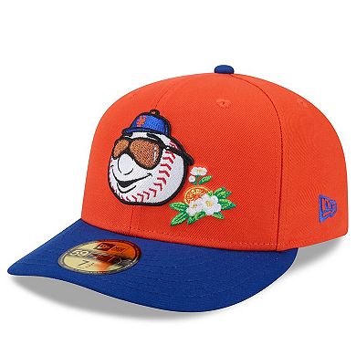 Men's New Era Orange/Royal New York Mets 2026 Spring Training 59FIFTY Fitted Hat