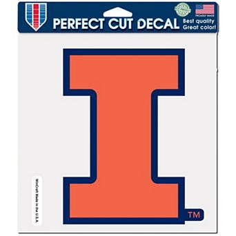 Illinois Fighting Illini WinCraft 8'' x 8'' Color Car Decal