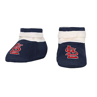 "Newborn Outerstuff Navy St. Louis Cardinals Up One Three-Piece Bodysuit, Bib & Booties Set"