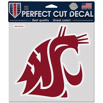 Washington State Cougars WinCraft 8'' x 8'' Color Car Decal