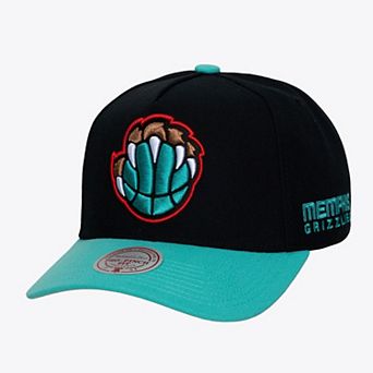 Men's Mitchell & Ness Black Memphis Grizzlies Hardwood Classics Legendary Away Pro-Pinch Adjustable Hat