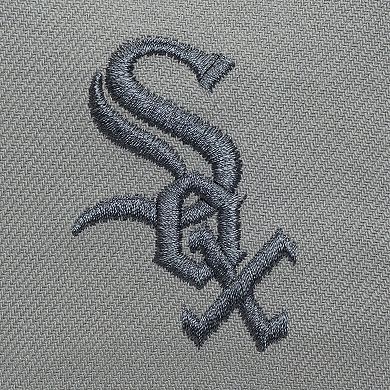 Men's Mitchell & Ness Gray Chicago White Sox Thunderstorm Head Coach Pro-Crown Adjustable Hat