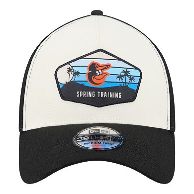 Men's New Era Stone Baltimore Orioles 2026 Spring Training Fan Pack Gradient 39THIRTY Flex Hat