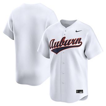 Men's Nike White Auburn Tigers Home Limited Baseball Jersey