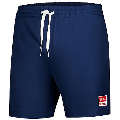 Men's Chubbies Navy Team USA The Undercover Medalist Classic Lined Swim Trunks
