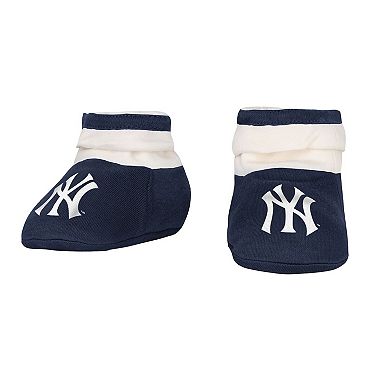 "Newborn Outerstuff Navy New York Yankees Up One Three-Piece Bodysuit, Bib & Booties Set"