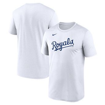 Men's Nike White Kansas City Royals New Legend Wordmark Dri-FIT T-Shirt