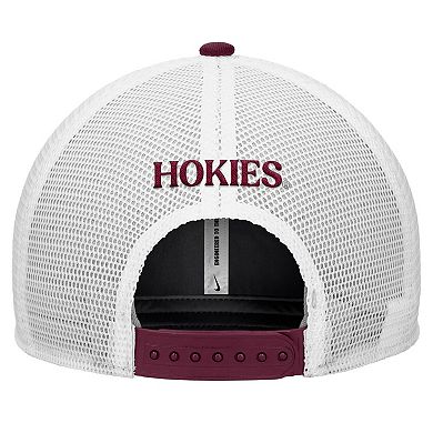 Men's Nike Maroon Virginia Tech Hokies Rise Trucker Adjustable Hat