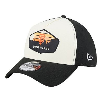 Men's New Era Stone San Francisco Giants 2026 Spring Training Fan Pack Gradient 39THIRTY Flex Hat