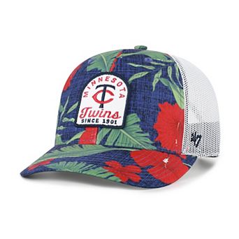 Men's '47 Navy Minnesota Twins Beachside Adjustable Trucker Hat