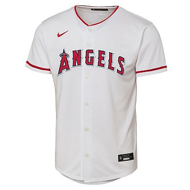 Youth Nike Mike Trout White Los Angeles Angels Home Replica Player Jersey