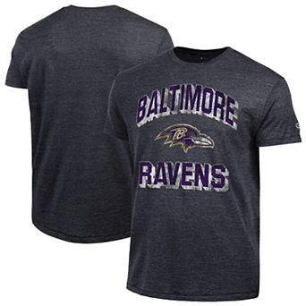Men's Champion Black Baltimore Ravens Ultimate Tri-Blend T-Shirt