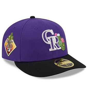 Men's New Era Purple/Black Colorado Rockies 2026 Spring Training Low Profile 59FIFTY Fitted Hat