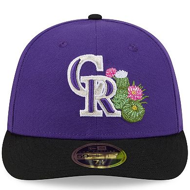 Men's New Era Purple/Black Colorado Rockies 2026 Spring Training Low Profile 59FIFTY Fitted Hat