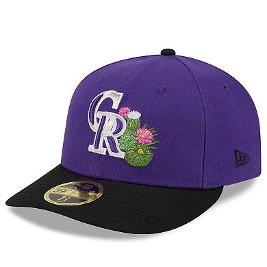 Men's New Era Purple/Black Colorado Rockies 2026 Spring Training Low Profile 59FIFTY Fitted Hat