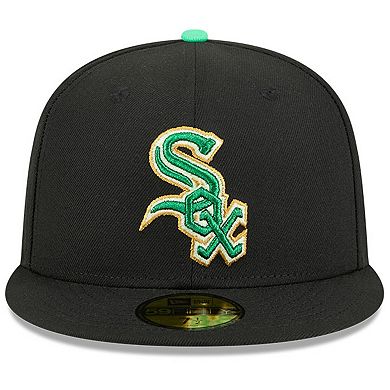 Men's New Era Black Chicago White Sox 2026 St. Patrick's Day 59FIFTY Fitted Hat