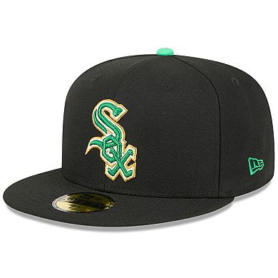 Men's New Era Black Chicago White Sox 2026 St. Patrick's Day 59FIFTY Fitted Hat
