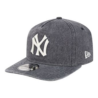 Men's New Era Navy Heather New York Yankees Throwback Denim Classic 19TWENTY Adjustable Hat