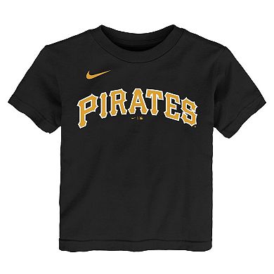 Infant Nike Paul Skenes Black Pittsburgh Pirates Name & Number T-Shirt