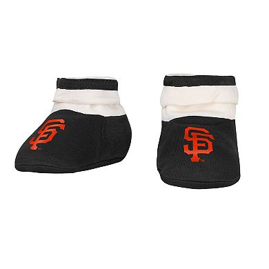 "Newborn Outerstuff Black San Francisco Giants Up One Three-Piece Bodysuit, Bib & Booties Set"