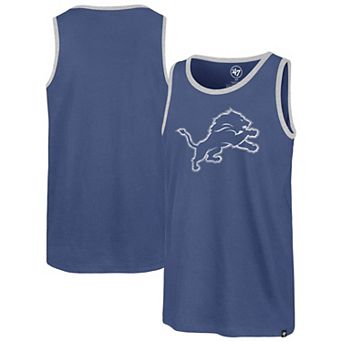 Men's '47 Blue Detroit Lions Premier Franklin Tank Top
