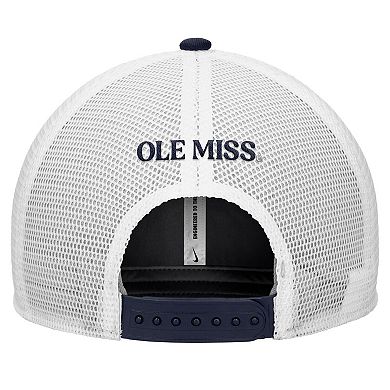 Men's Nike Navy Ole Miss Rebels Rise Trucker Adjustable Hat