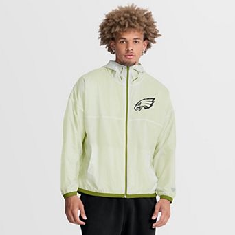 Men's Fanatics White Philadelphia Eagles Type Play Down Full-Zip Jacket