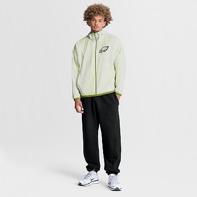 Men's Fanatics White Philadelphia Eagles Type Play Down Full-Zip Jacket