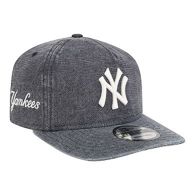 Men's New Era Navy Heather New York Yankees Denim Classic 19TWENTY Adjustable Hat