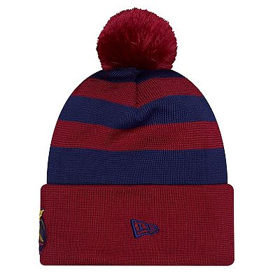 Men's New Era Red Real Salt Lake 2026 Jersey Hook Cuffed Pom Knit Hat
