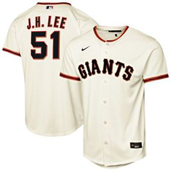 Youth Nike Jung Hoo Lee Cream San Francisco Giants Home Replica Player Jersey