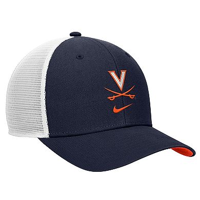 Men's Nike Navy Virginia Cavaliers Rise Trucker Adjustable Hat