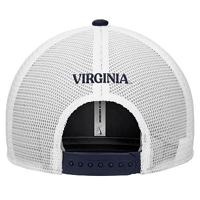 Men's Nike Navy Virginia Cavaliers Rise Trucker Adjustable Hat