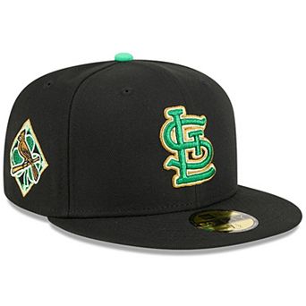 Men's New Era Black St. Louis Cardinals 2026 St. Patrick's Day 59FIFTY Fitted Hat