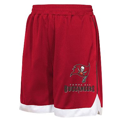 Youth Outerstuff Red Tampa Bay Buccaneers All Star Mesh Shorts