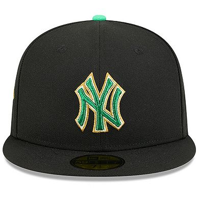 Men's New Era Black New York Yankees 2026 St. Patrick's Day 59FIFTY Fitted Hat