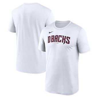 Men's Nike White Arizona Diamondbacks New Legend Wordmark Dri-FIT T-Shirt